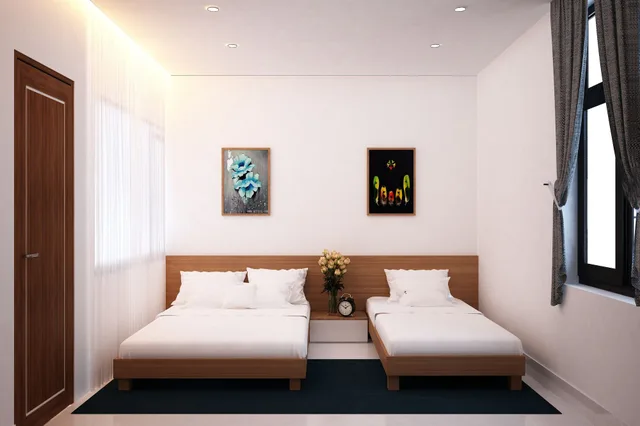 Mega, Triple, 1 Queen and 1 Single Bed، Stop And Go Boutique Homestay In Hue 4/7