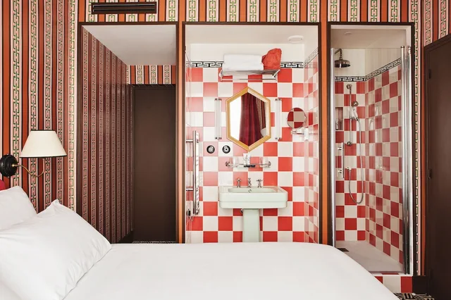 غرفة مريحة بسرير كوين، Hotel Les Deux Gares 9/10