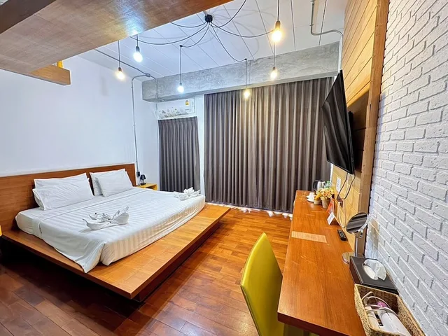 غرفة سوبيريور بسرير كوين، The Loft Room Nimman 7/10