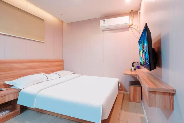 غرفة قياسية بسرير مزدوج، Shell Shanghai Tongji University Siping Road Campus Hotel 1/1