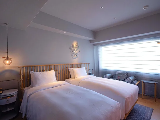 غرفة بريفيليج بسريرين منفصلين بحوض استحمام، Mercure Kyoto Station 2/10