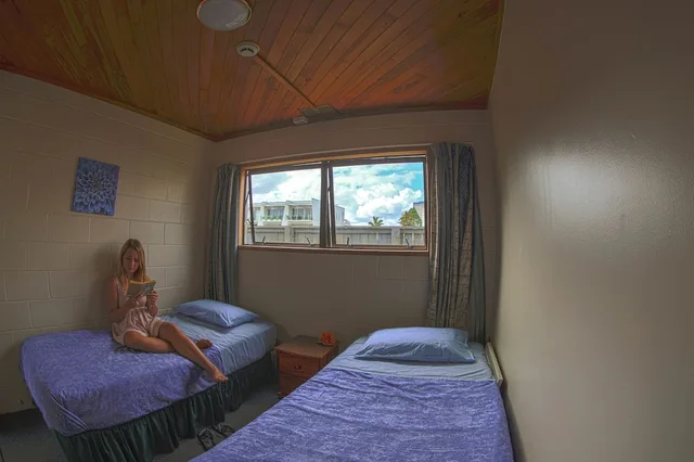 غرفة بسرير مزدوج أو سريرين منفصلين بحمام مشترك، Centabay Lodge 1/1