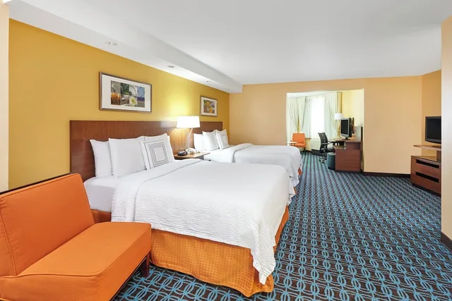 جناح بسريرين كوين مع أريكة، Fairfield Inn Suites Chicago Lombard 1/2