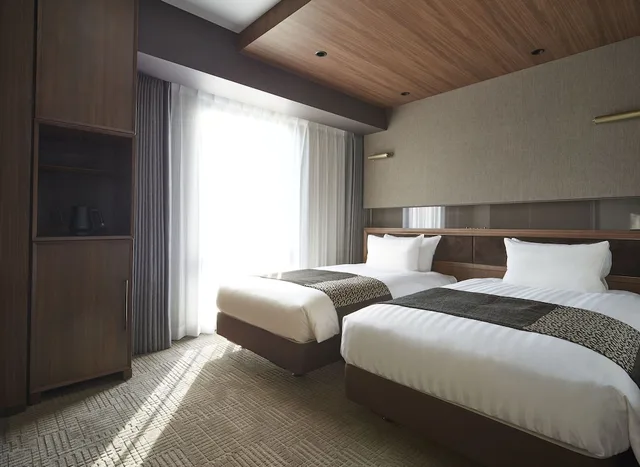 غرفة مفردة بسريرين منفصلين، Hotel Trad Hakata 2/3