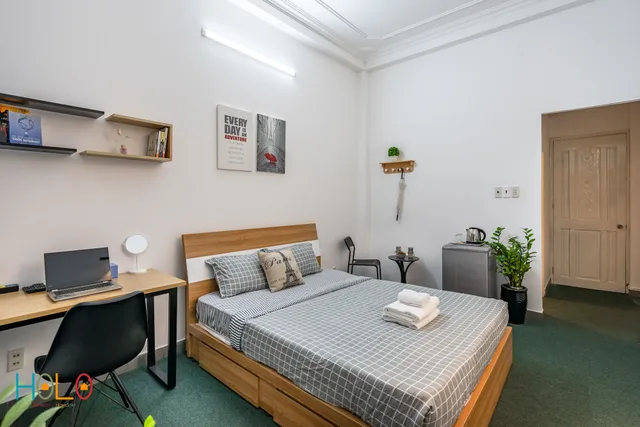 غرفة قياسية بسرير كوين بحوض استحمام، Holo Fairy House Saigon Homestay - Adult Only 1/6