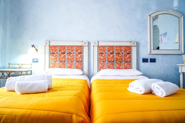 غرفة بسرير مزدوج أو سريرين منفصلين، Hotel Nautico Pozzallo 5/10