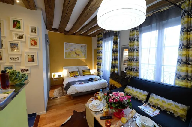 Studio, Suite, Les Patios Du Marais 2/3