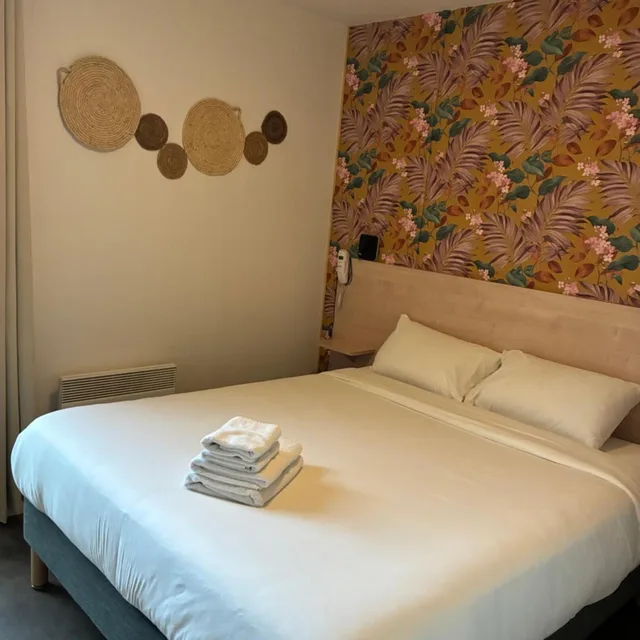 غرفة بسرير مزدوج، Hotel Au Bon Sejour 3/10