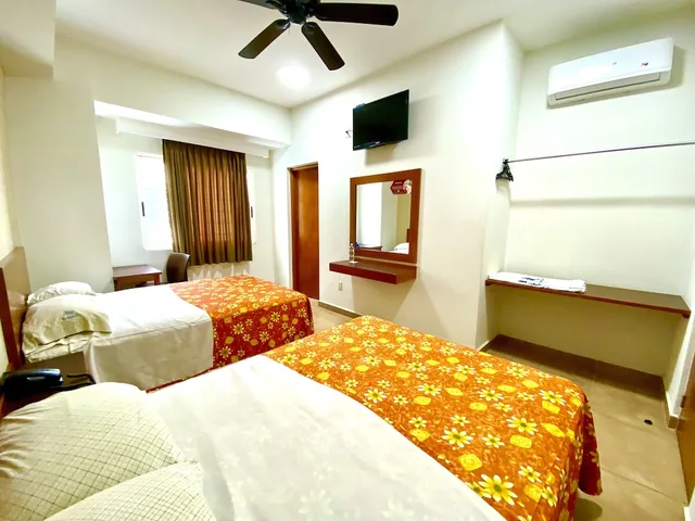 غرفة قياسية بسريرين مزدوجين، Hotel Delfines 4/5