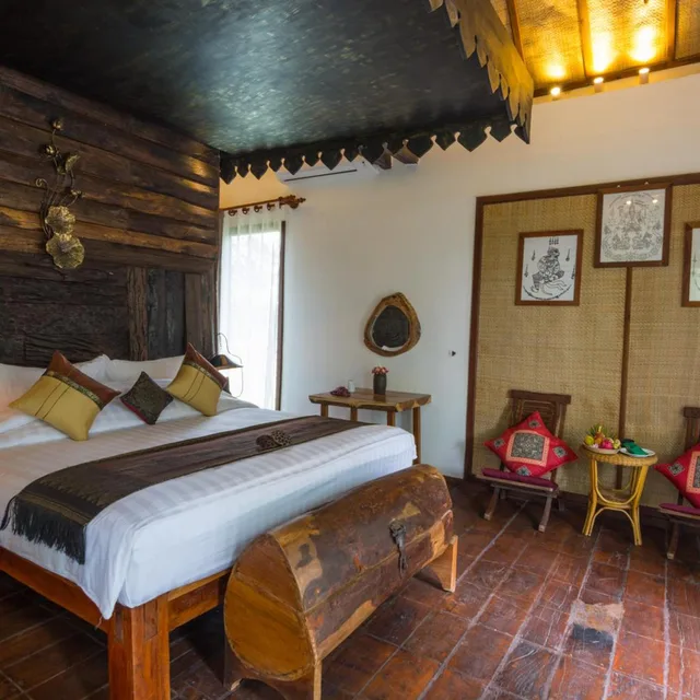غرفة ديلوكس بسرير مزدوج بشرفة، Bong Thom Forest Lodge 8/10