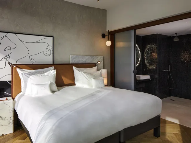 جناح تنفيذي بشرفة بغرفتي نوم، L Esquisse Hotel & Spa Colmar - MGallery Collection 1/1