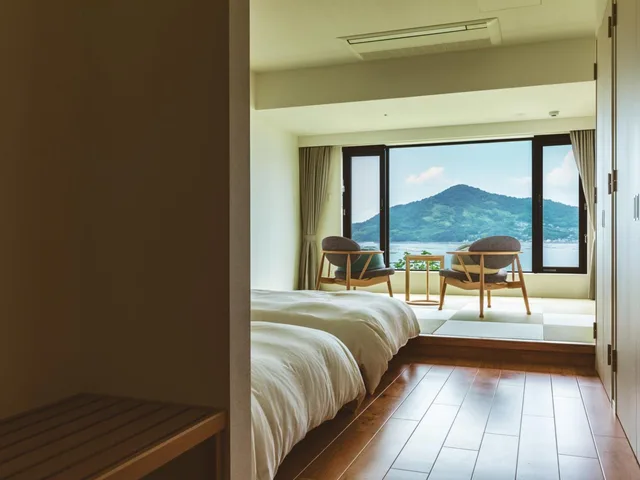 غرفة يابانية غربية ديلوكس، Etajimasou Hotel & SPA Hiroshima 2/5