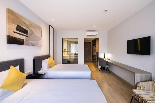 غرفة بريميوم ديلوكس بسريرين منفصلين بإطلالة على الحديقة، Seava Ho Tram Beach Resort (ex Saigon Ho Coc Beach Seaside Resort and Hotel) 1/5