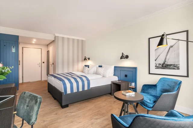 غرفة سوبيريور بسرير مزدوج، Hotel Yachtclub 3/4