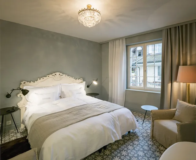 غرفة بسرير مزدوج، La Couronne Hotel Restaurant 5/10