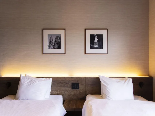 Semi Room, Superior, 2 Semi Double Beds, Lounge Access، Twin-Line Hotel Yanbaru Okinawa Japan 2/2