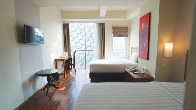 Urban, Executive, Twin Beds, 1O1 URBAN Jakarta Thamrin 8/10