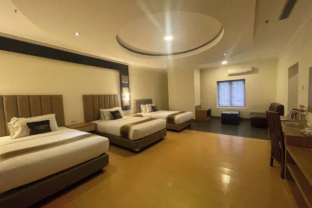 غرفة عائلية بسرير مزدوج وسرير فردي، Coin S Hotel 1/2