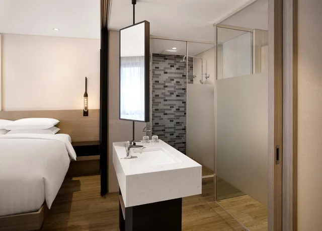 غرفة بريميير بسريرين منفصلين في طابق مرتفع، Fairfield By Marriott Busan 6/10