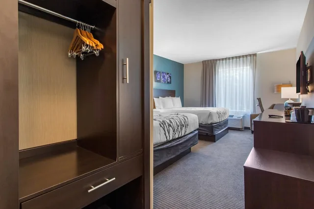 غرفة بسريرين كوين، Sleep Inn & Suites Monroe - Woodbury 4/5