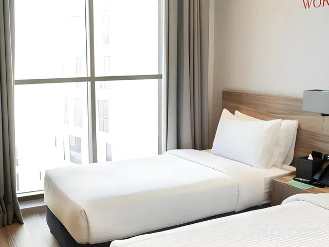 غرفة قياسية بسريرين منفصلين بإطلالة على المدينة، Kingsgate Canal 6/10