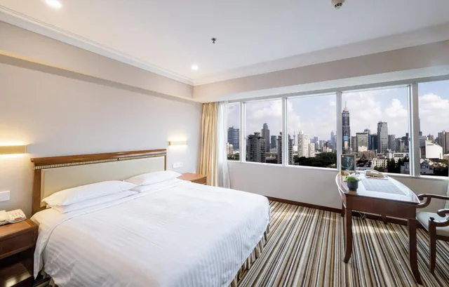 غرفة بسرير مزدوج، Jin Jiang Tower Hotel 1/1