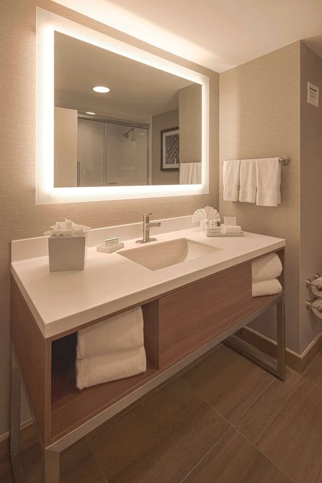 جناح بسرير كينج بغرفة نوم واحدة مع أريكة، Hampton Inn by Hilton Monterrey Galerias Obispado 2/2