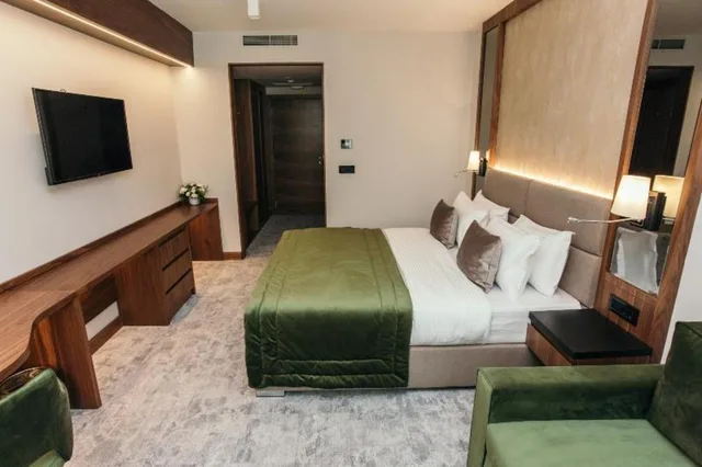 غرفة قياسية بسرير كينج مع أريكة، Central Point Hotel Belgrade 3/8