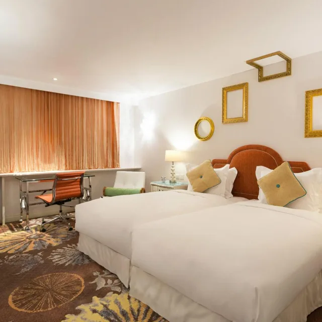 Deluxe, Double or Twin Bed, with Extra Bed, The Luxe Manor Hotel 1/8