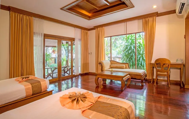Tropical, Villa, Twin Beds, Sofa، Sand Sea Resort Railay Beach 3/6