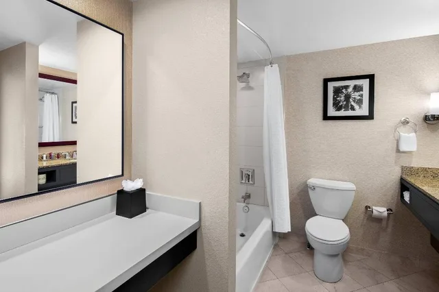 جناح بسرير كينج بإطلالة على الفناء بغرفة نوم واحدة، Boca Raton Marriott At Bocacenterhotel 6/7