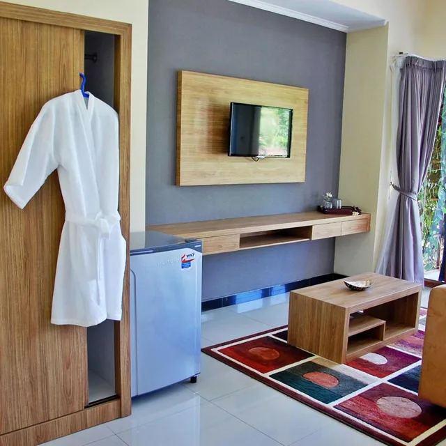 بنغل بسرير مزدوج بإطلالة على الحديقة، Bali Dive Resort And Spa 6/10