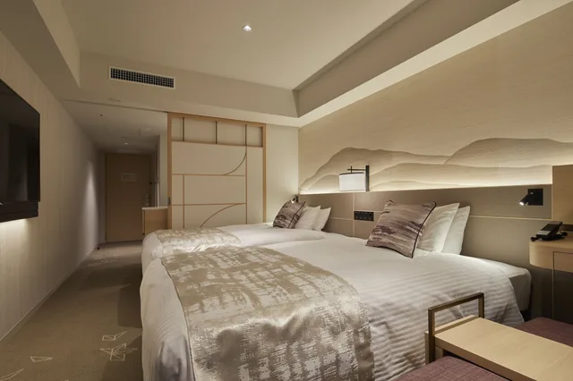 غرفة كومفورت بسريرين منفصلين، Keio Prelia Hotel Kyoto Karasuma Gojo 2/8