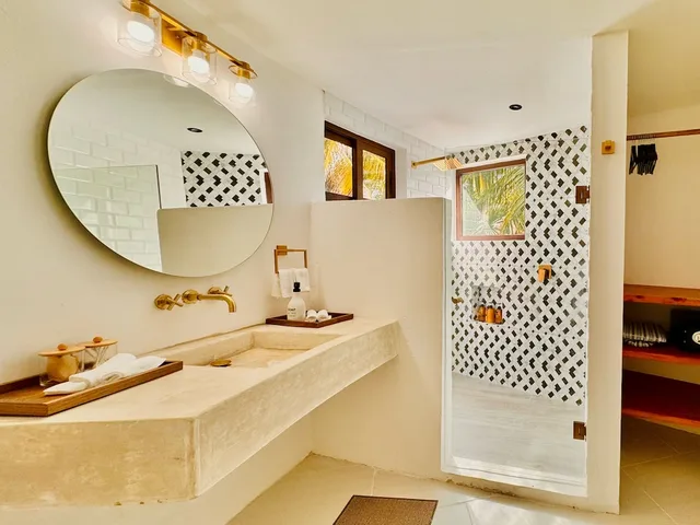 جناح بريميير بسرير كينج بإطلالة على البحيرة بشرفة، Azulea Hotel and Spa Bacalar 8/8