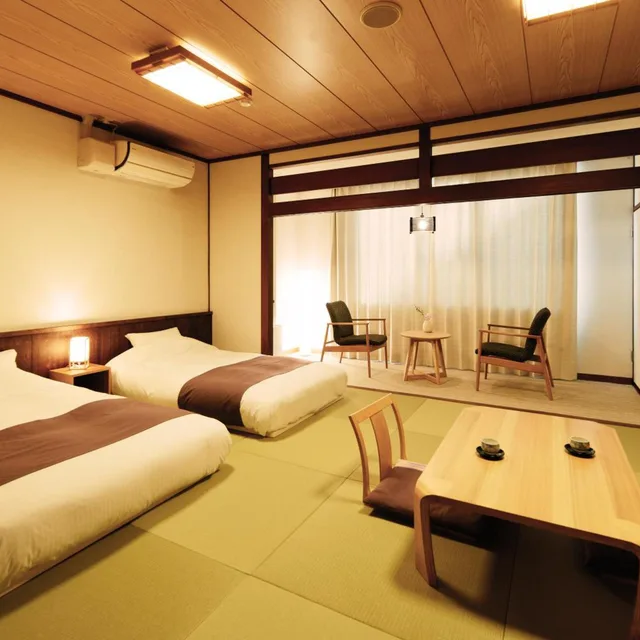 غرفة بسريرين منفصلين، Hotel Yutoria Fujisato 4/9