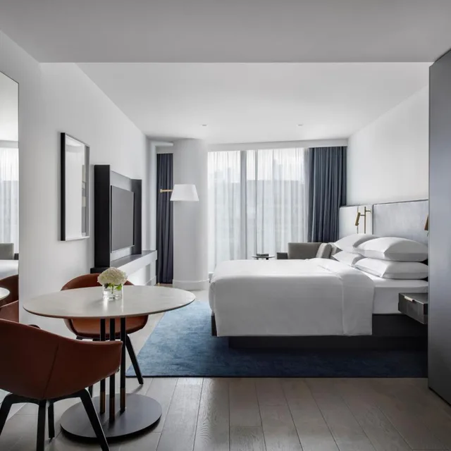 غرفة ديلوكس بسرير كينج، Melbourne Marriott Hotel Docklands 5/10