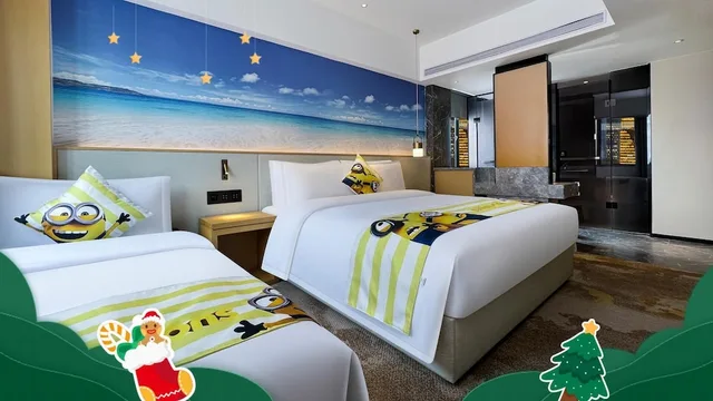 غرفة ديلوكس بسريرين منفصلين، Ausotel Smart Zhujiang New Town Guangzhou 4/8