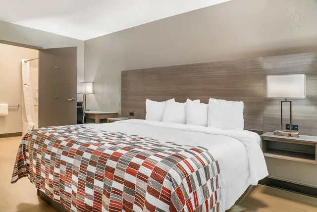 غرفة قياسية بسرير كينج لذوي الإعاقة، Red Roof Inn Detroit Metro Airport - Taylor 10/10