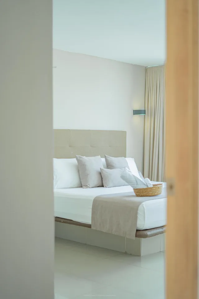 غرفة سوبيريور عائلية بإطلالة جزئية على البحر، La Gran Via Hotel 5/10