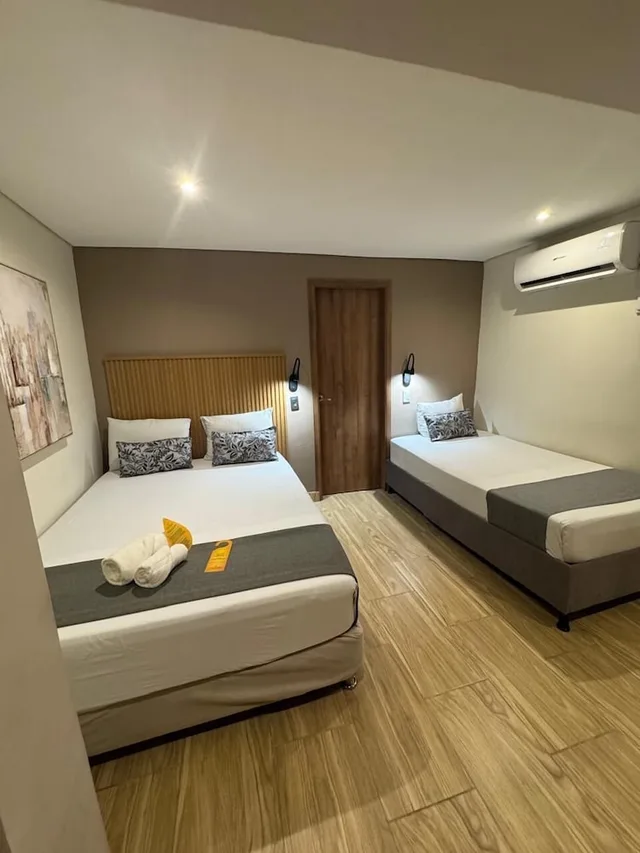 غرفة سوبيريور ثلاثية بسرير مزدوج وسرير فردي، Ayenda Casa Roman 1/6