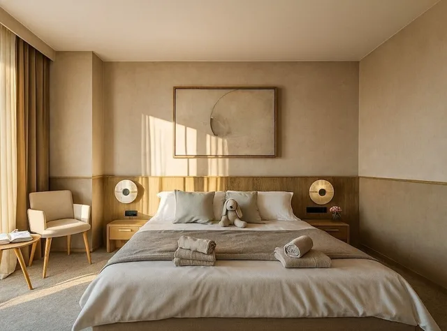 غرفة قياسية بسريرين منفصلين بإطلالة على الجبل مع سرير سحّاب إضافي، Achaia Beach Hotel, Vassilicos House of Hospitality 4/10
