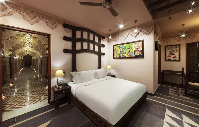 غرفة فاخرة بسرير كينج، Pearl Palace Heritage 1/4