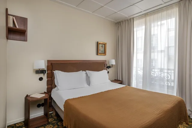 غرفة بسرير مزدوج بشرفة، Hotel du Savoir 5/10