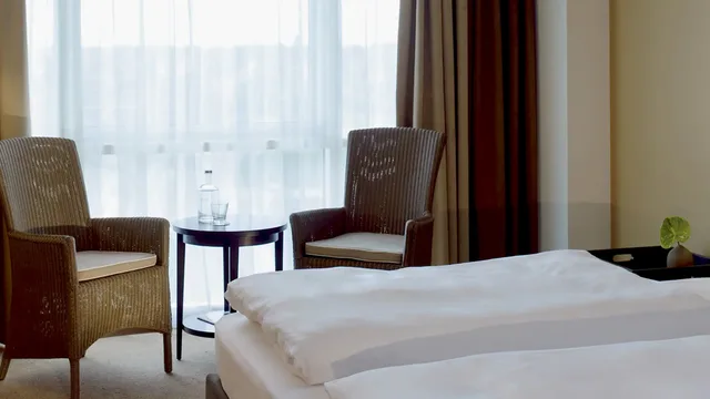 غرفة قياسية بسريرين منفصلين، Lindner Hotel Antwerp, Part of Jdv by Hyatt 3/4