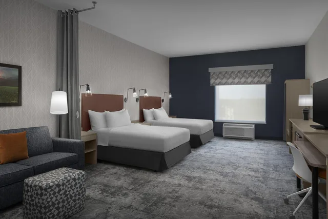 جناح استوديو بسريرين كوين بحوض استحمام لذوي الإعاقة، Home2 Suites by Hilton Ramsey 1/3