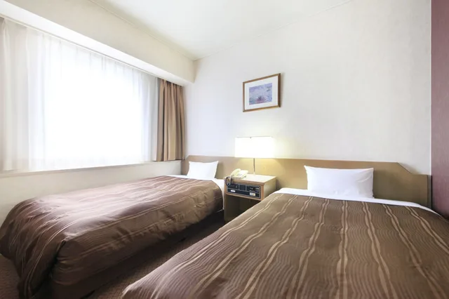 غرفة بسريرين منفصلين، Hotel Nagano Avenue 1/5