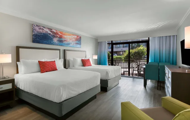 Room, 2 Queen Beds, Ocean Front، Grande Cayman Resort 1/3
