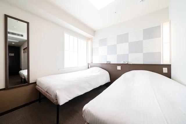 غرفة قياسية بسريرين منفصلين، Hotel Sunlite Shinjuku 2/3