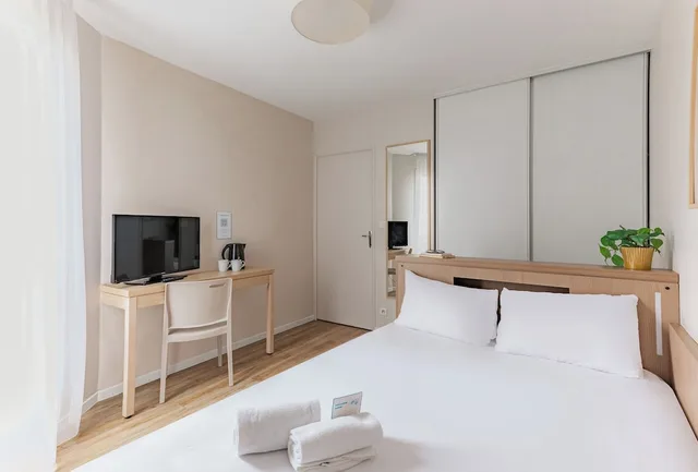 Studio Double 2 Max، Appart City Classic Nantes Quais de Loire 1/10