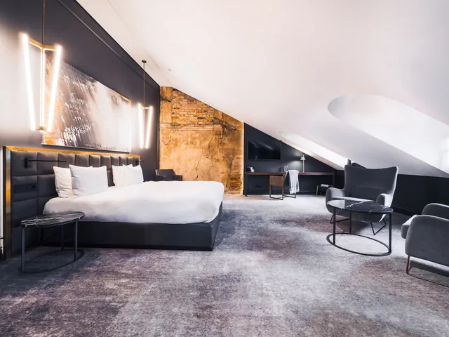 Junior Suite, King Bed, Sofa, Attic, Hotel Pacai 1/2